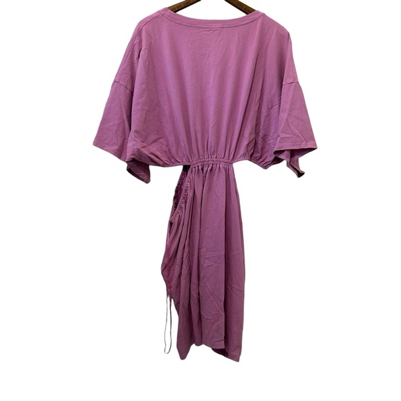 HEYSON Summer Field Full Size Cutout T-Shirt Dress in Carnation Pink 2XL - Picture 10 of 15